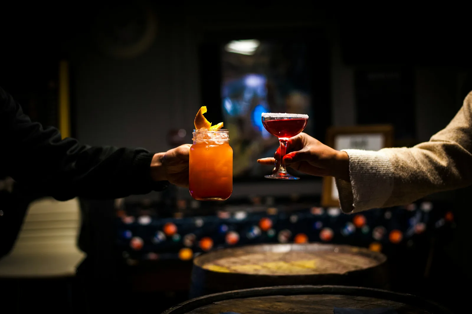person holding cocktails: Cocktail Photography