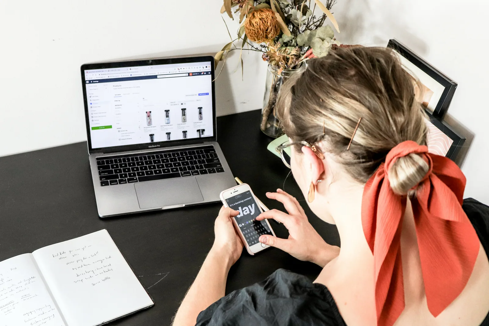 woman working: Holiday eCommerce Strategy